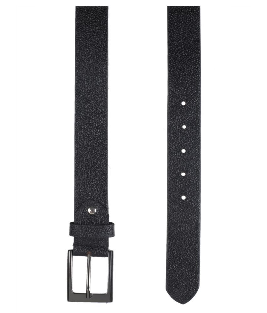 Khadim's Black Leather Formal Belt: Buy Online at Low Price in India ...