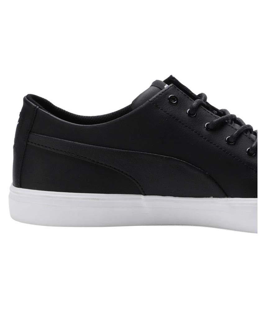 puma black shoes without laces