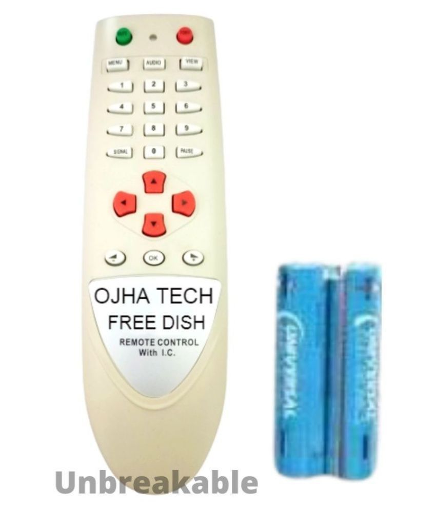 Buy Ojha Tech Free Dish Remote Universal Remote Compatible with all