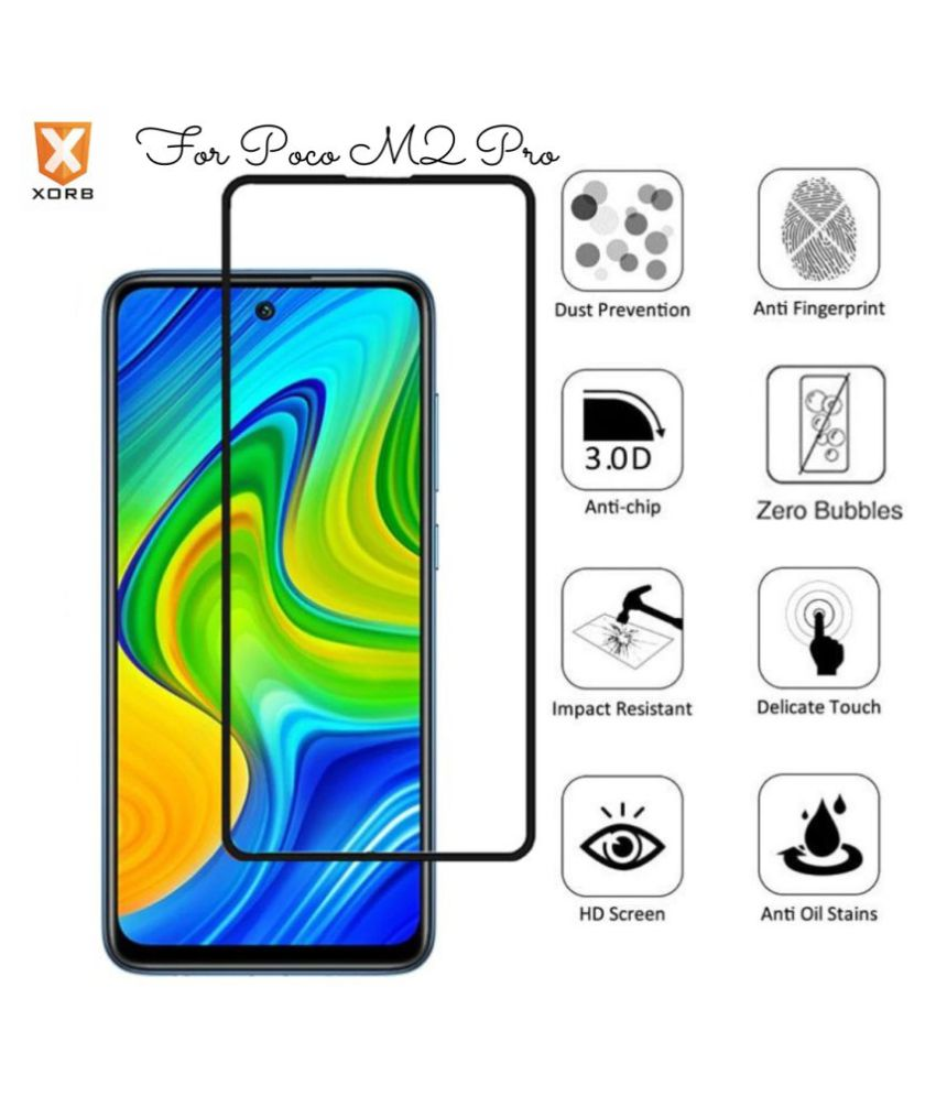 Xiaomi Poco M2 Tempered Glass By Xorb Tempered Glass Online At Low Prices Snapdeal India 6870