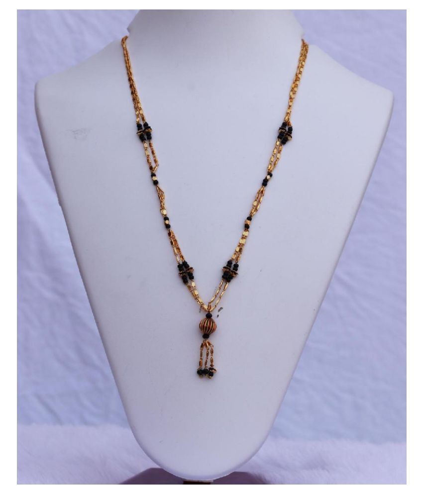 MANTRA ORNA GOLD PLATED MANGALSUTRA FOR WOMEN: Buy MANTRA ORNA GOLD ...