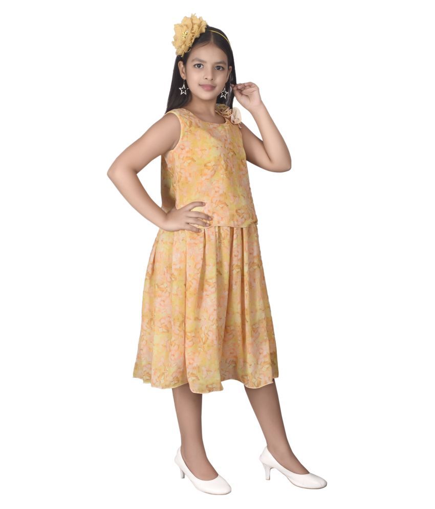 georgette frock design 2021