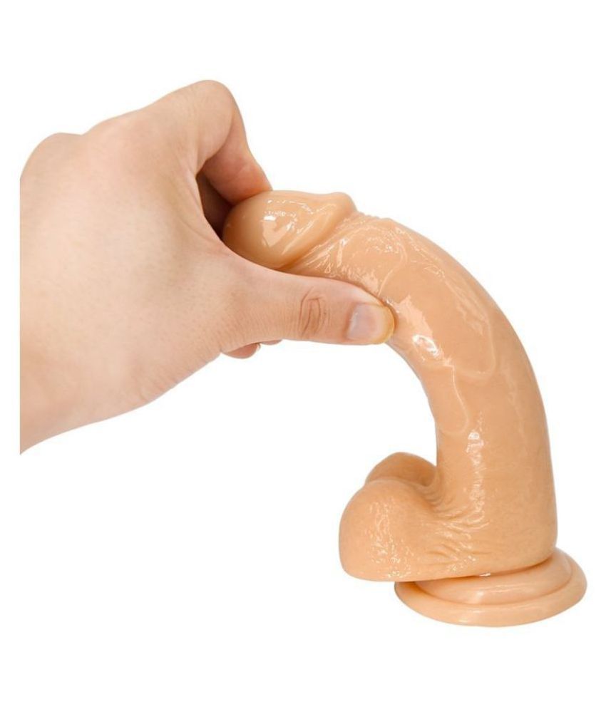 14 Inch Pink Head Realistic Lifelike Dildo With Strong Suction Cup and 100% Skin Feeling