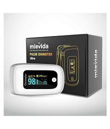Mievida Finger Tip Pulse Oximeter with OLED Display and Auto Power off Feature, White