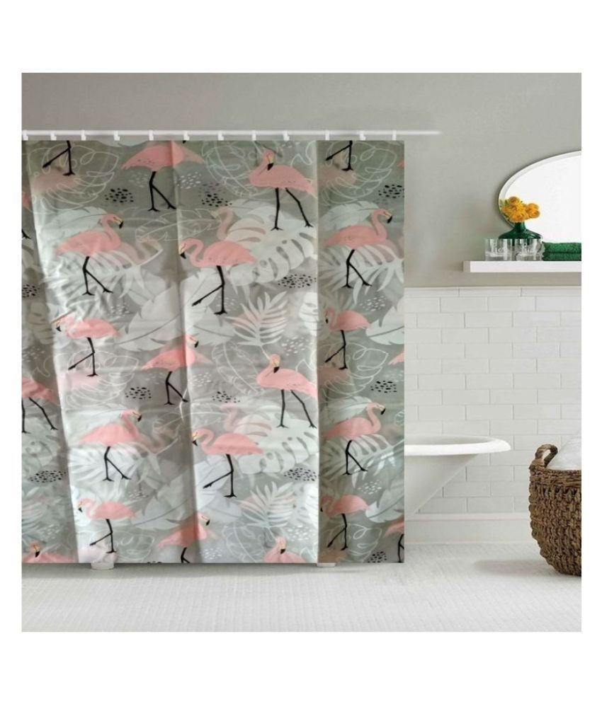     			Draperi Set of 1 Shower Curtain Multi 72x72