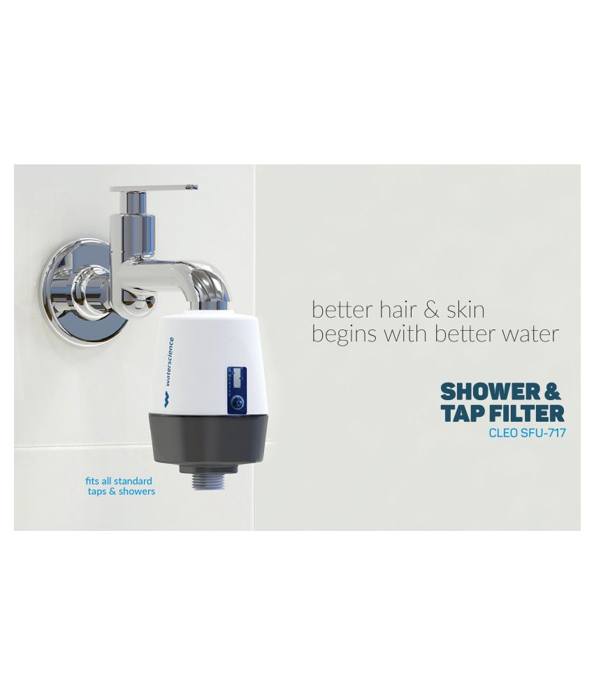 WaterScience Shower & Tap Filter for Municipal/Chlorinated water Supply