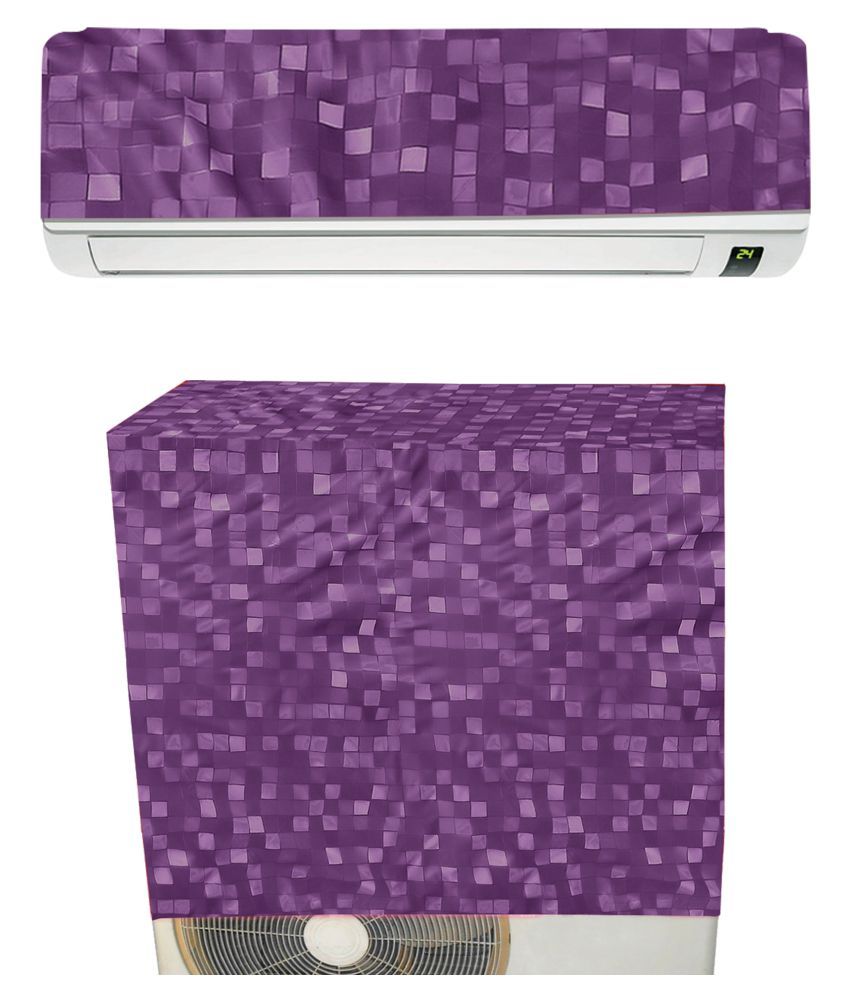     			E-Retailer Single PVC Purple AC Cover for 1.5 Ton Split AC