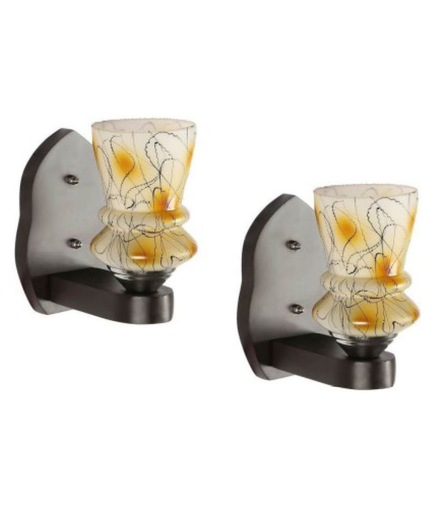     			AFAST Decorative & Dsigner Glass Wall Light Multi - Pack of 2