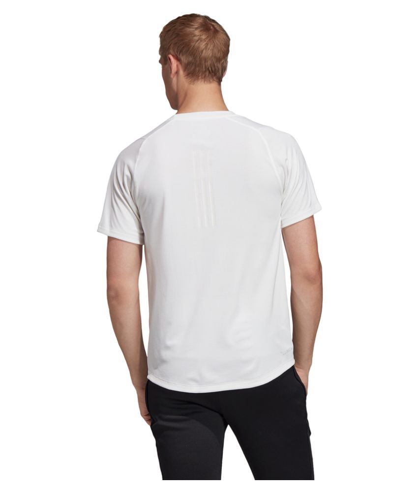 Adidas White Polyester T-Shirt - Buy Adidas White Polyester T-Shirt ...