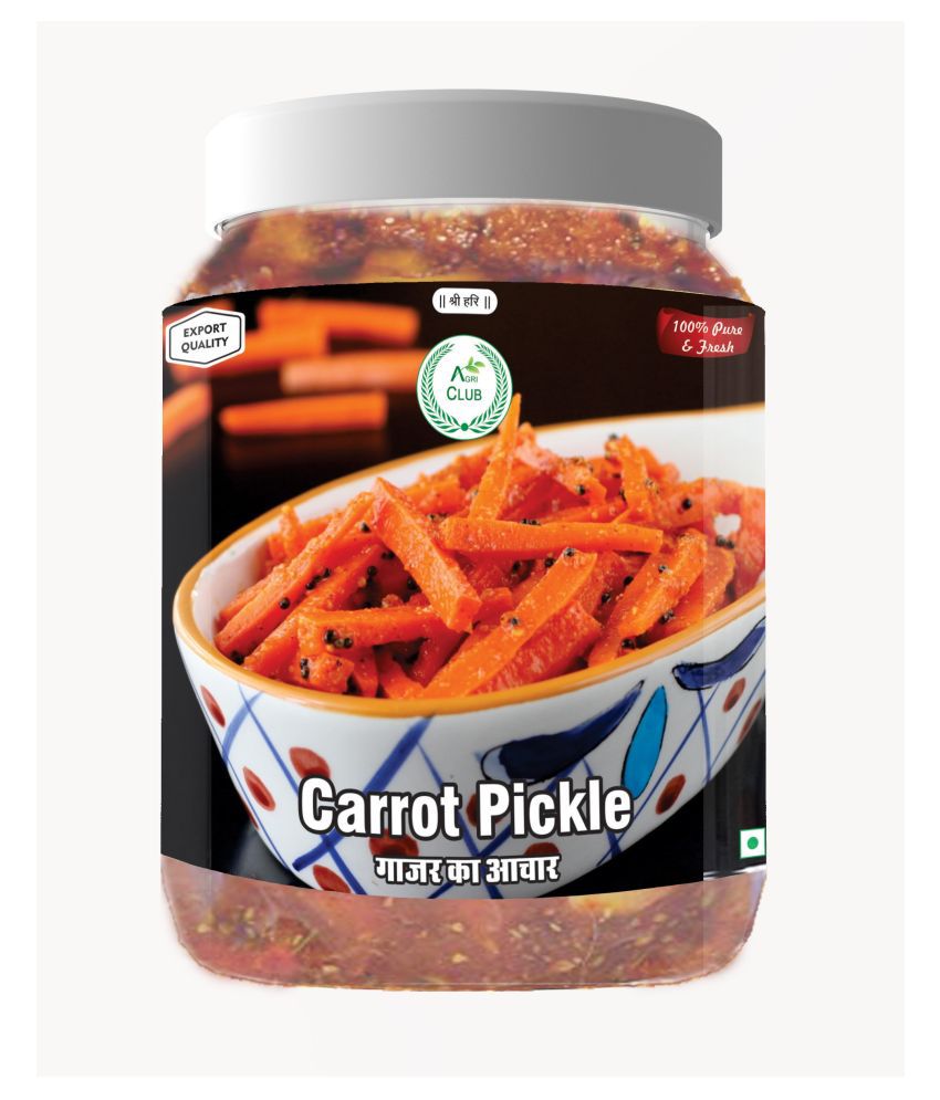 AGRI CLUB Gajar Achar(Carrot) Pickle 750 g