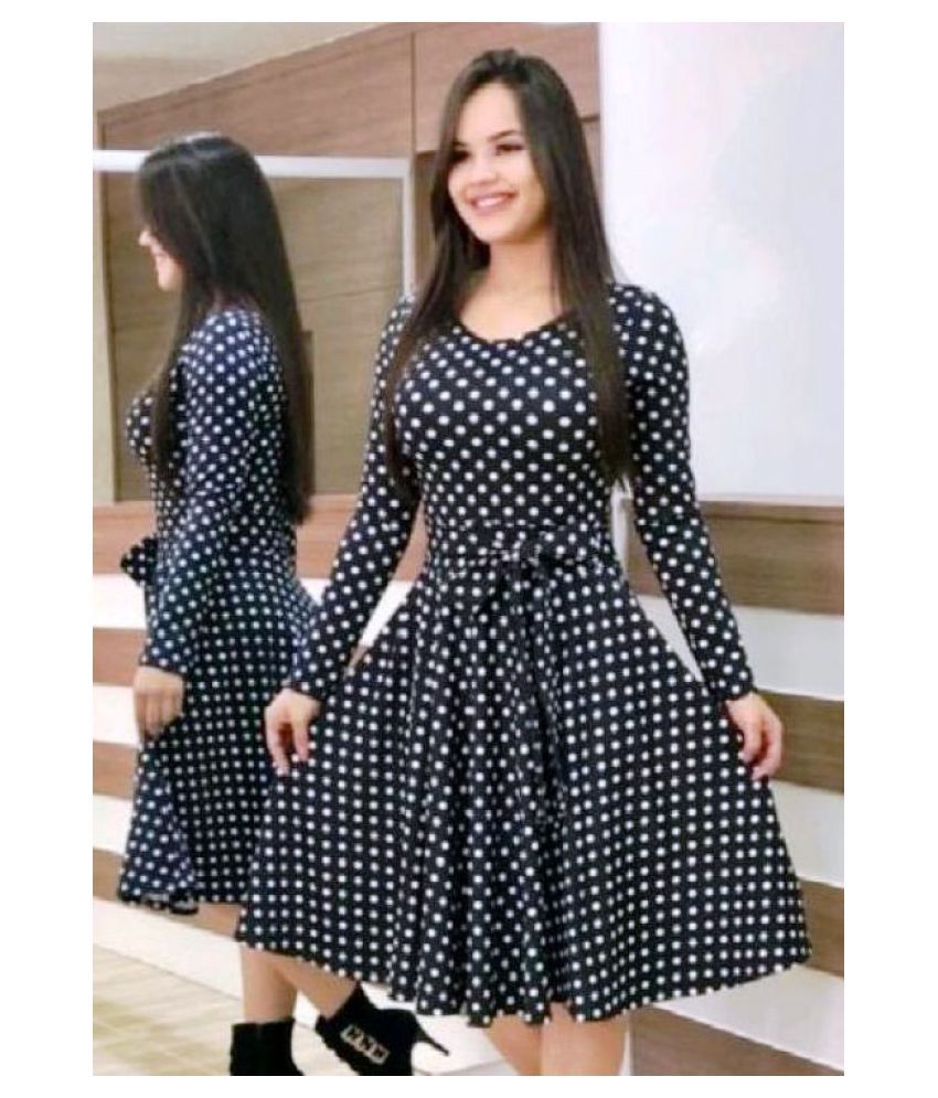 black frock style kurti