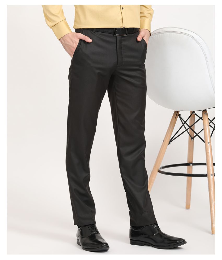 regular fit trousers