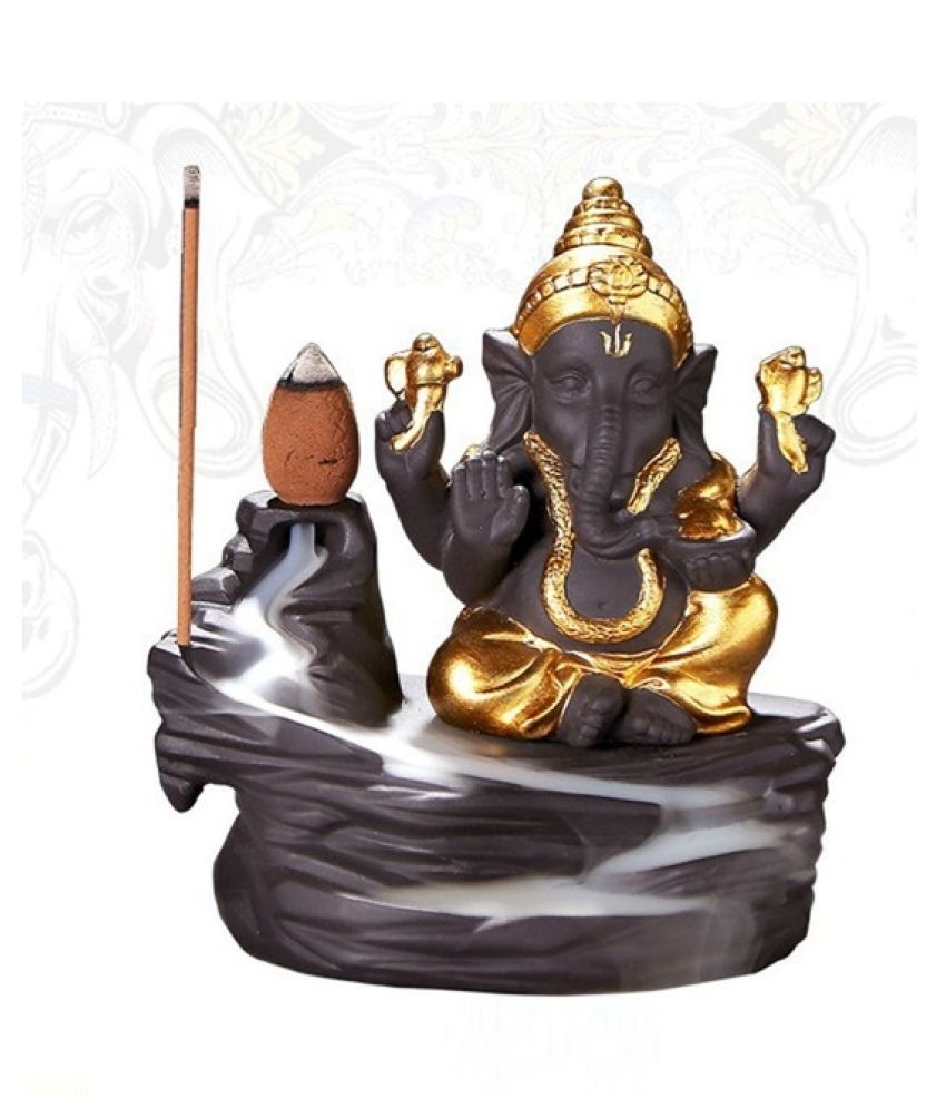     			Yukti Smoke Backflow Idols Resin Buddha Idol 5 x 5 cms Pack of 1