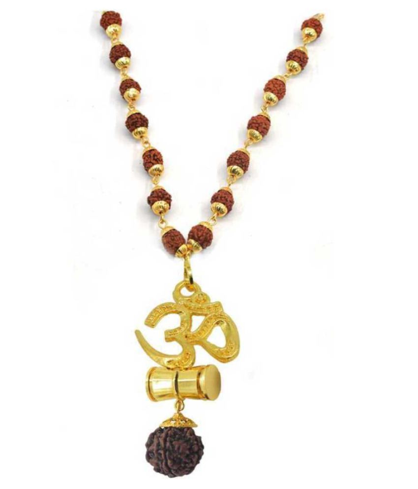 gold locket mala