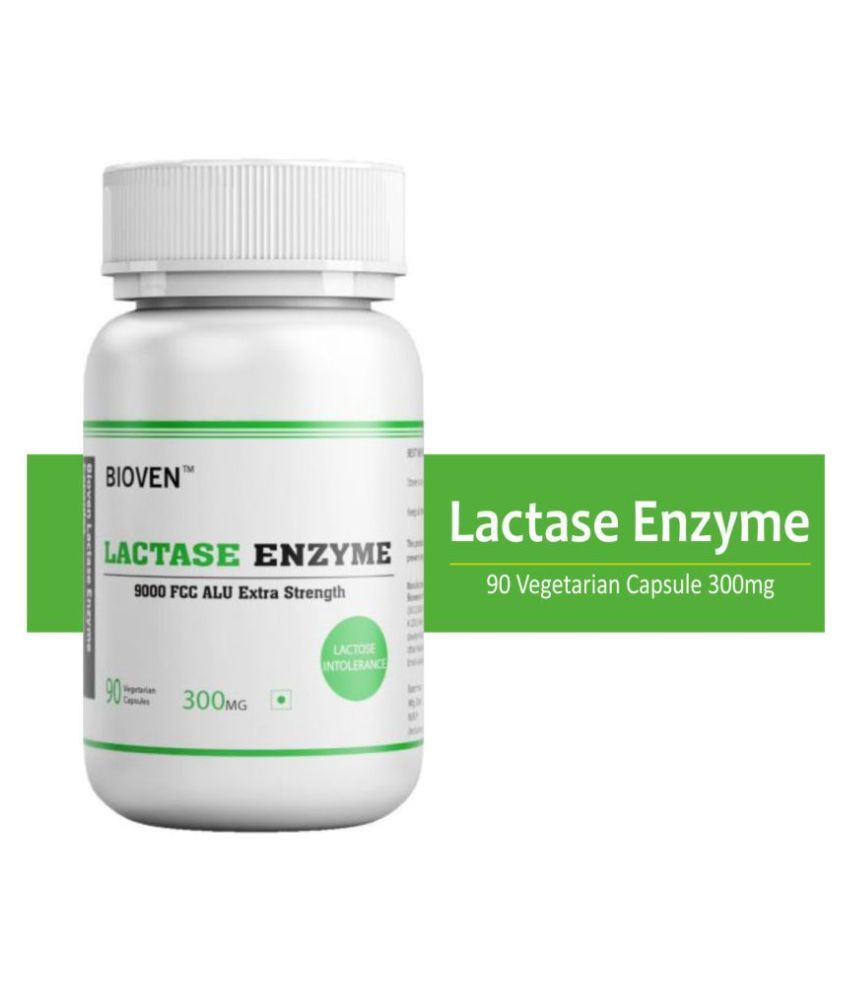 Bioven Lactase Enzyme 90 Veg Capsules 100 gm Minerals Capsule Buy