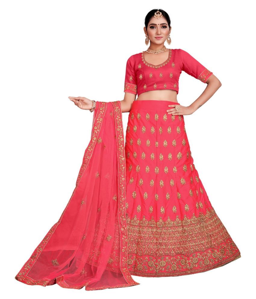 pink lehenga snapdeal