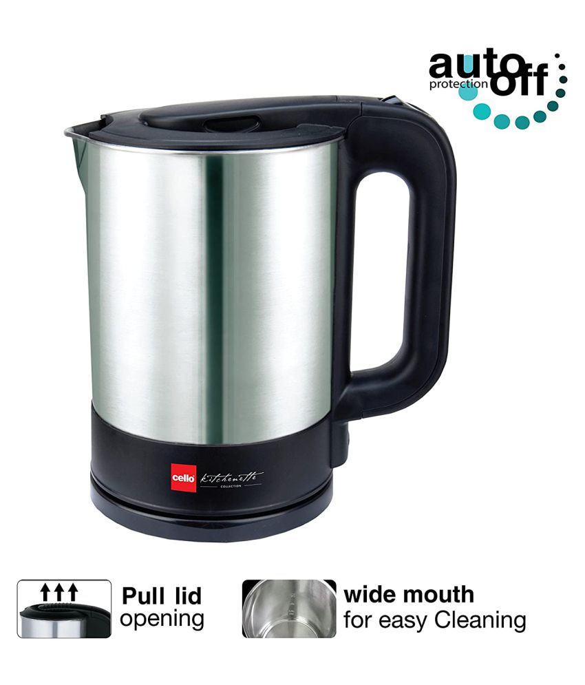 Cello WK800 1.7 Liter 2000 Watt Stainless Steel Electric Kettle Price