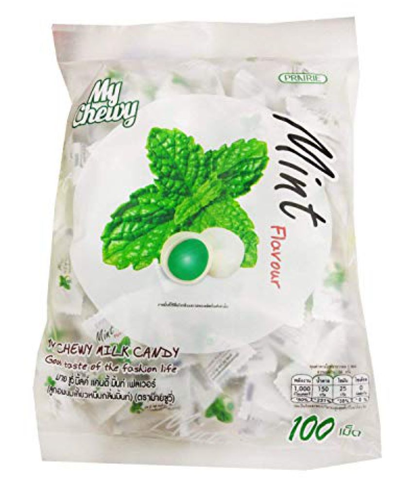 Haoliyuan Thai Chew Mint Toffee Gummy Milk Filled Candies 350 gm: Buy ...