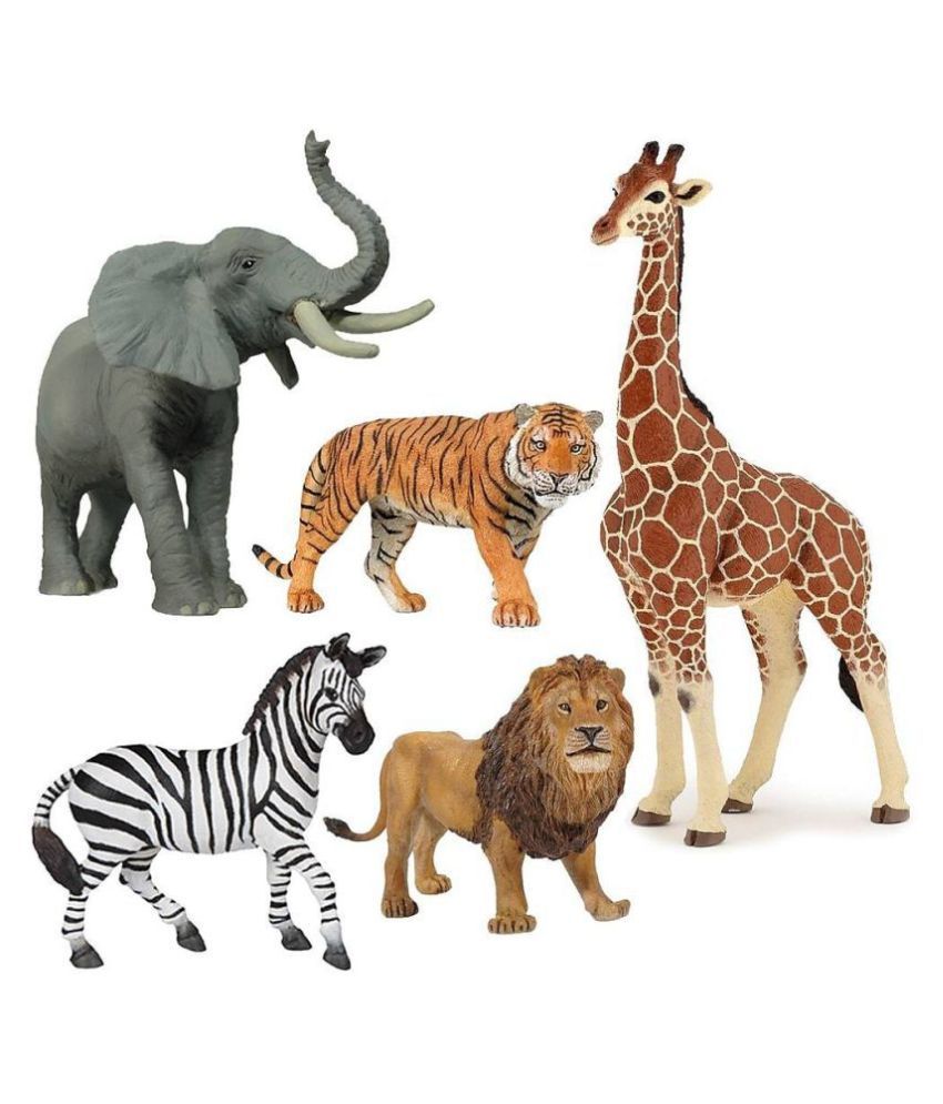 MJ@ Wild Animal Toy For Kids Set Of 6 PCS - Buy MJ@ Wild Animal Toy For ...