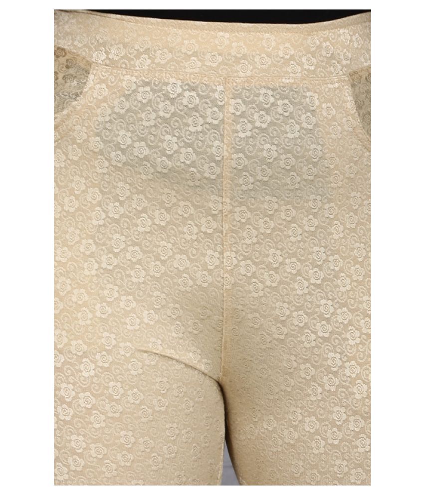 gold jeggings