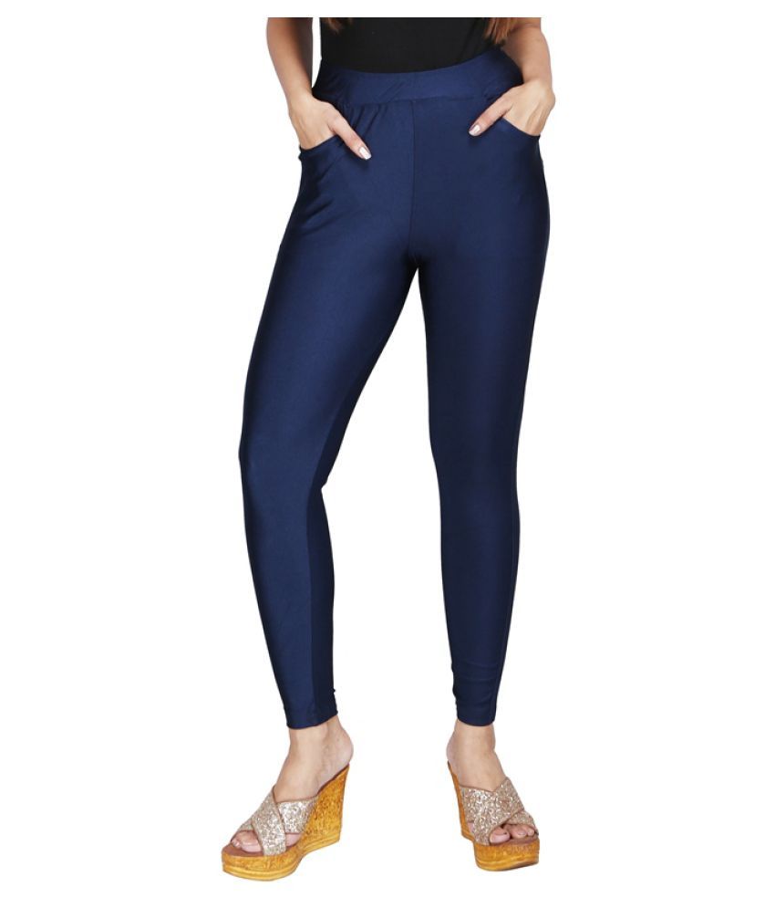 royal blue jeggings