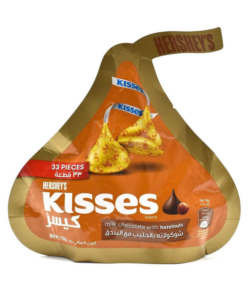 Hershey's Kisses Hazelnuts Milk Chocolate 150 g: Buy Hershey's Kisses ...