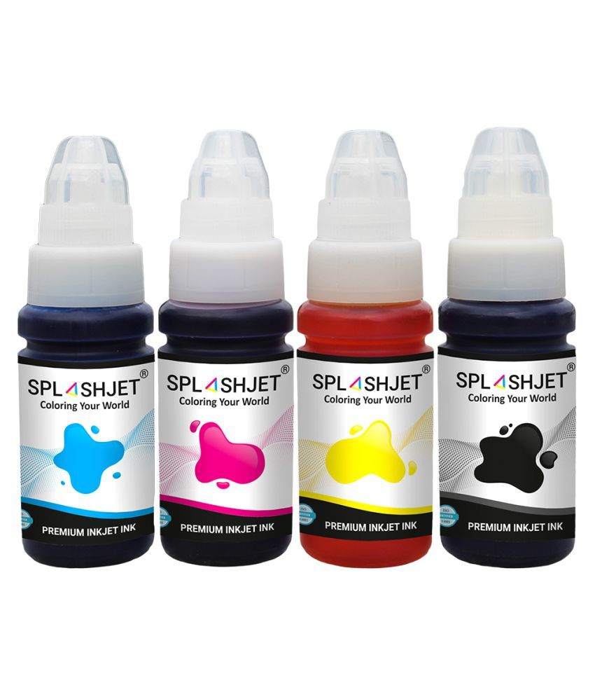 Splashjet Canon G2000 Printer Multicolor Single Ink bottle for Canon G1000 / G2000 / G2002 / G2010 / G2012 / G3000 / G3010 / G4010 Printer