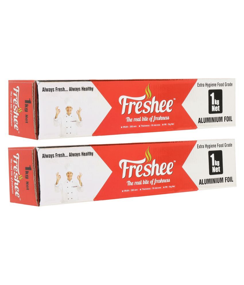     			Freshee 1kg Net Heavy Duty Aluminium Foil Paper Pack of 2