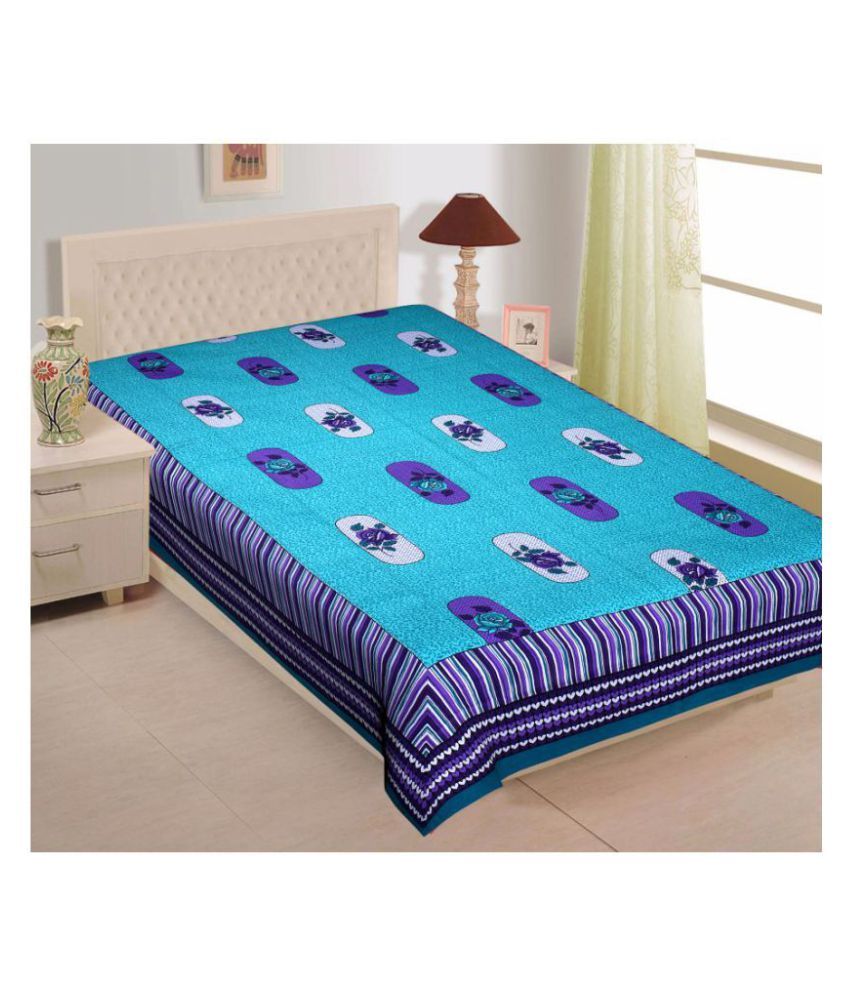 Janis Cotton Single Bedsheet ( 208 cm x 145 cm ) Buy Janis Cotton