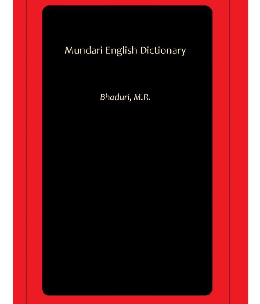     			Mundari English Dictionary