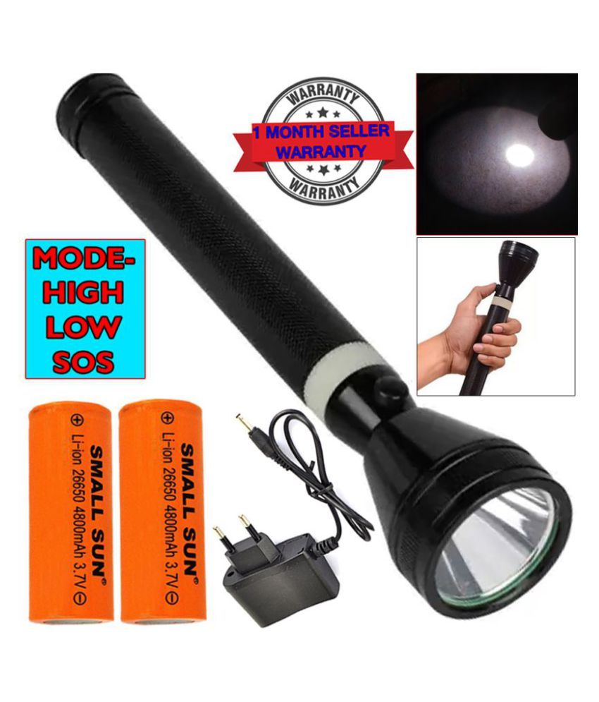 Small Sun High Power 3 Mode 1000 Meter Rechargeable Metal Waterproof