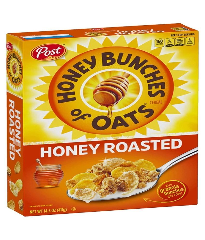 Post Honey Bunches of Oats Crunchy Honey Roasted 411 gm: Buy Post Honey ...