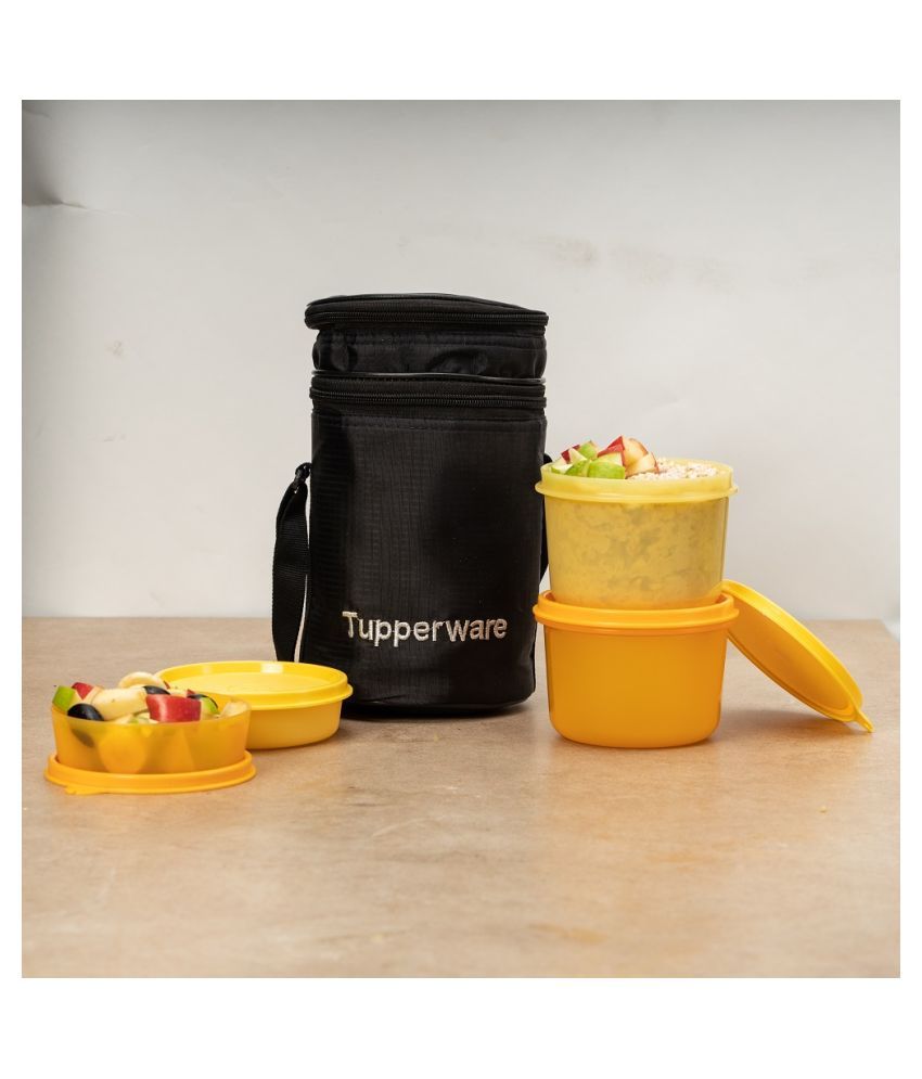 Tupperware Multicolour Polypropylene (PP) Lunch Box Buy Online at Best