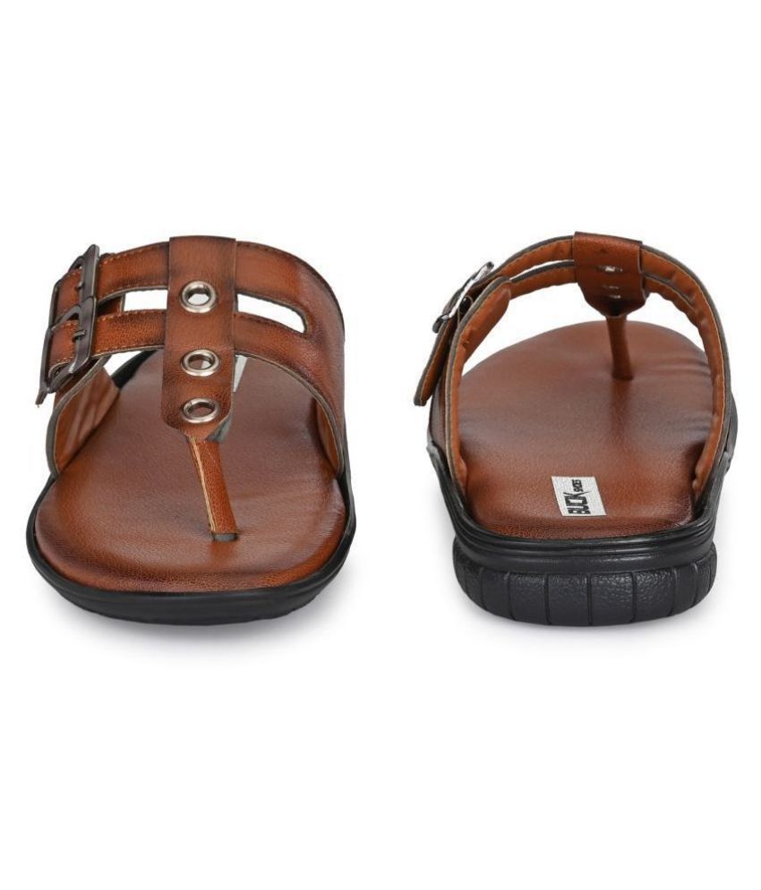 bucik tan leather slippers