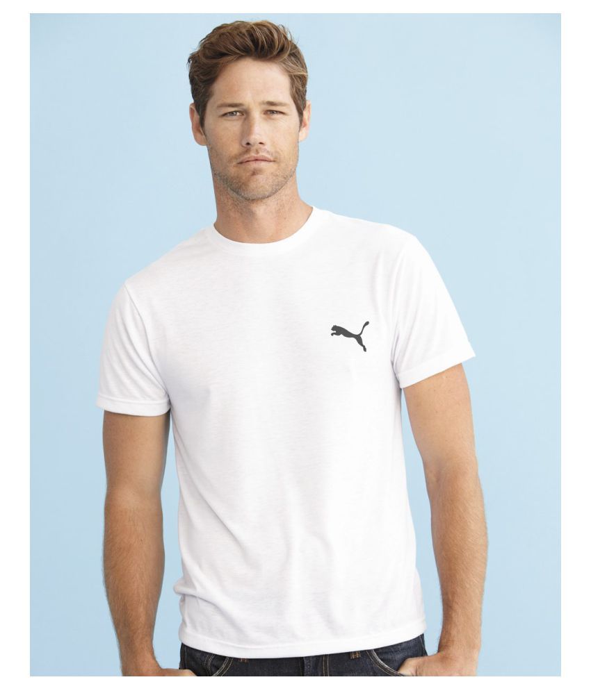 UNIQUE White Polyester T-Shirt Single Pack - Buy UNIQUE White Polyester ...
