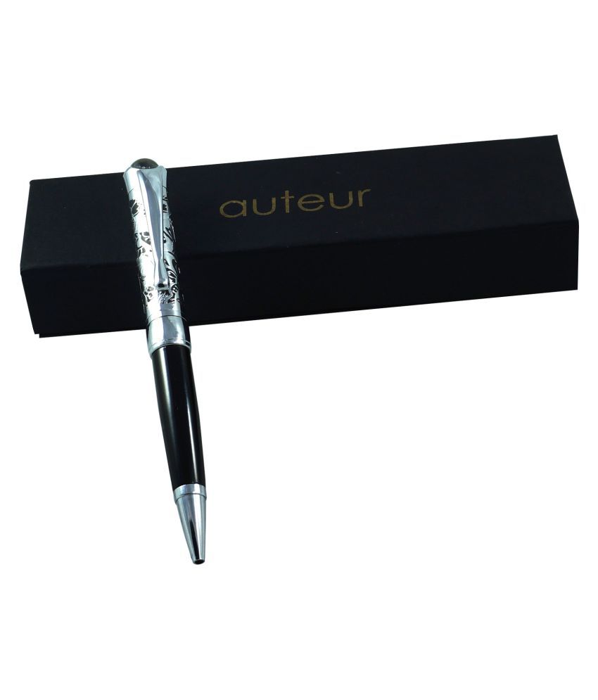     			auteur 1510, Designer Collection, Carved Body, With Crystal Ball in Cap Ball Pen