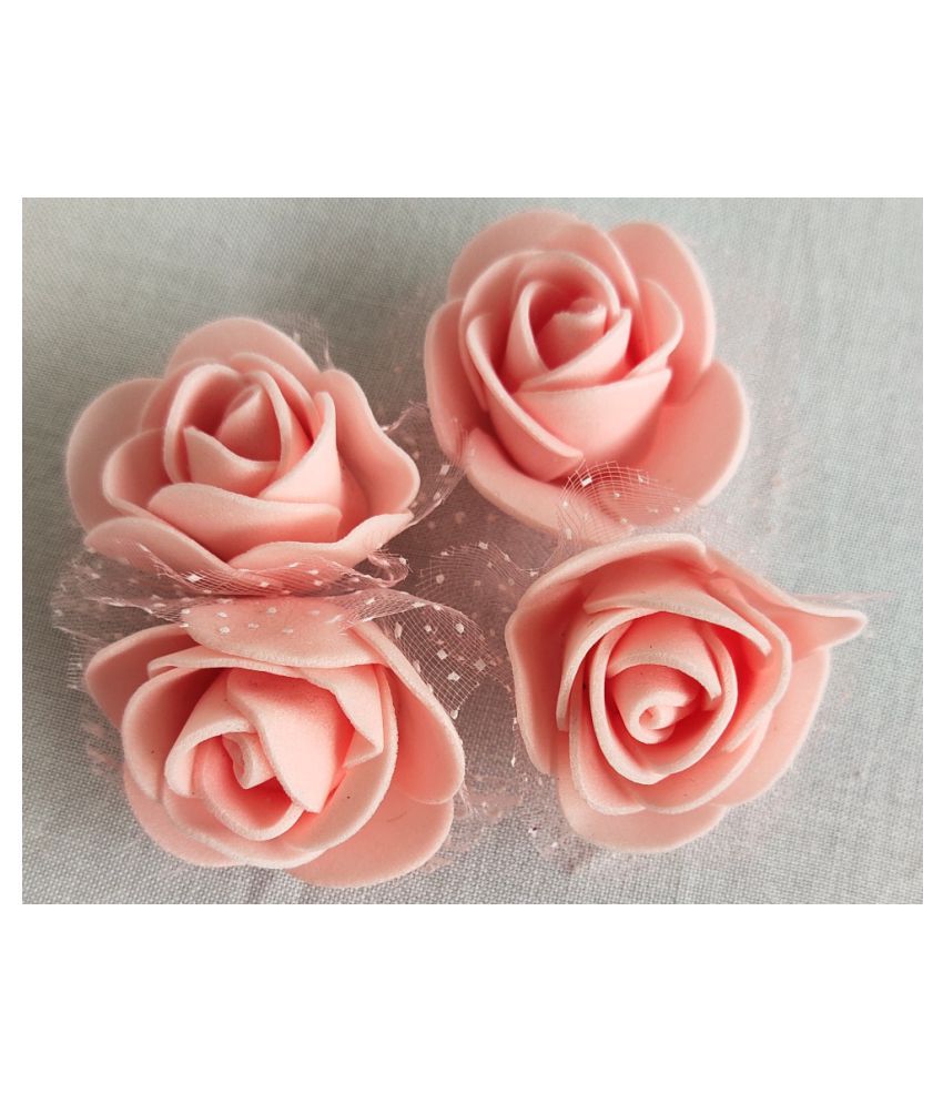24pcs-peach-color-rose-foam-artificial-flower-for-craft-party