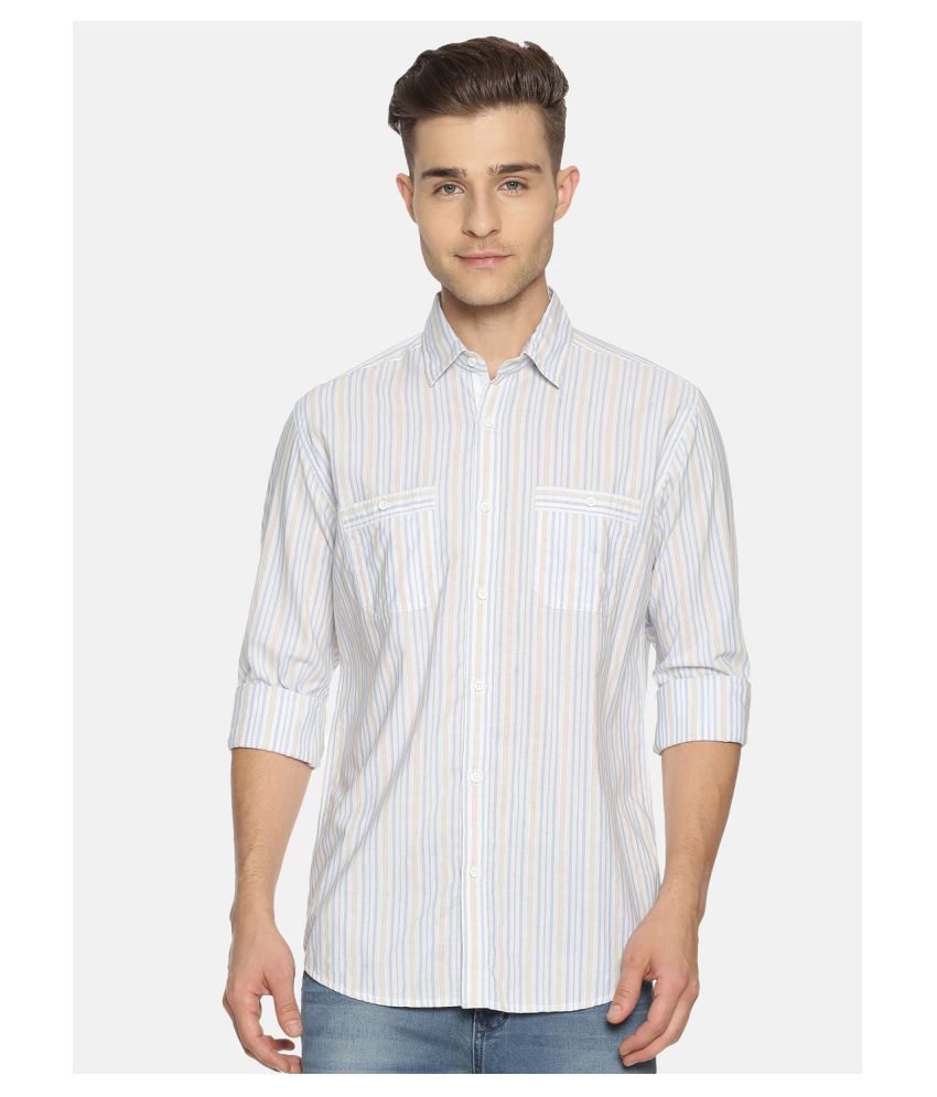 i-VOC 100 Percent Cotton White Shirt - Buy i-VOC 100 Percent Cotton ...