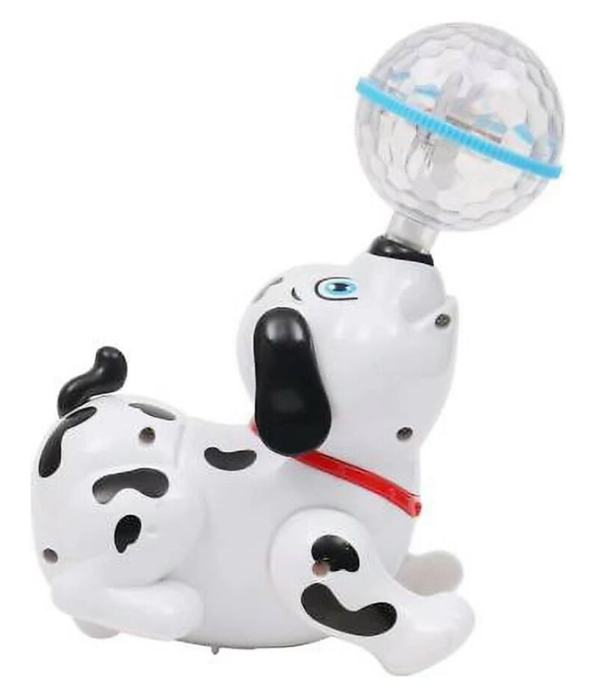 dancing dog toy on leash