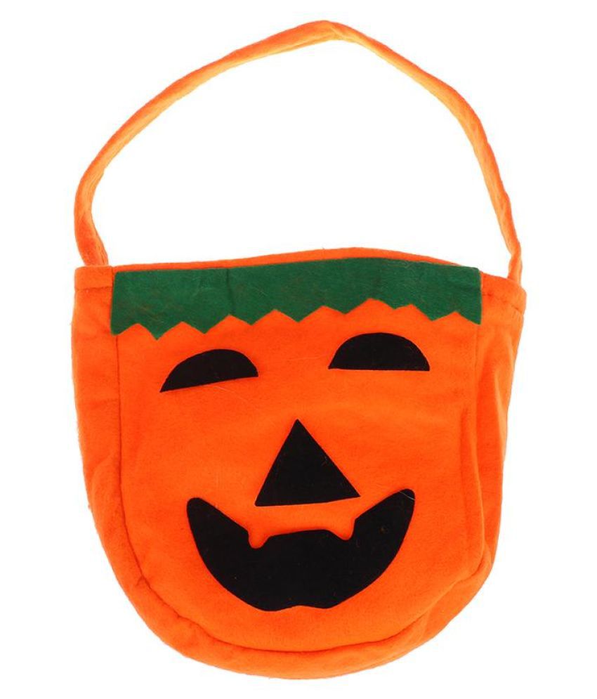     			Kaku Fancy Dresses Pumpkin Robe Cape for Halloween Costume - Orange, 7-8 Years