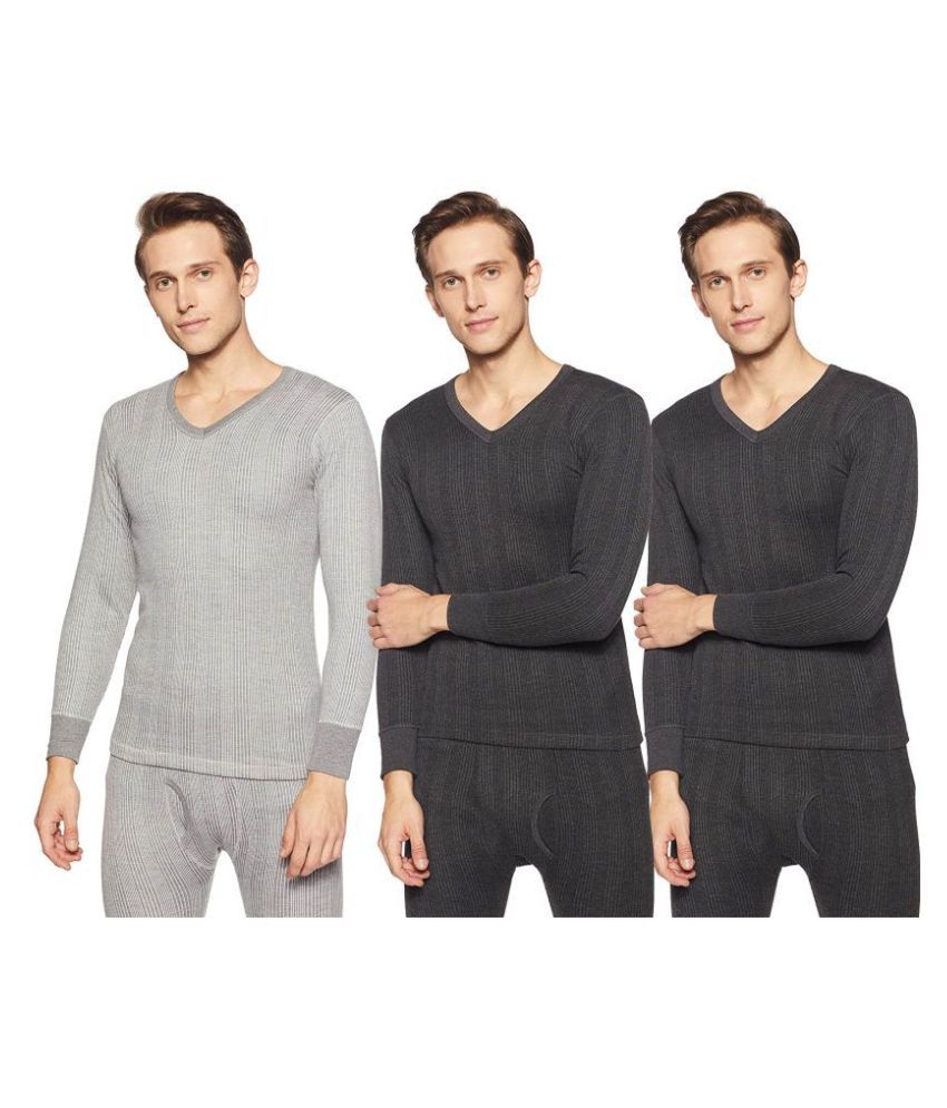     			Dixcy Scott - Multi Cotton Men's Thermal Tops ( Pack of 3 )