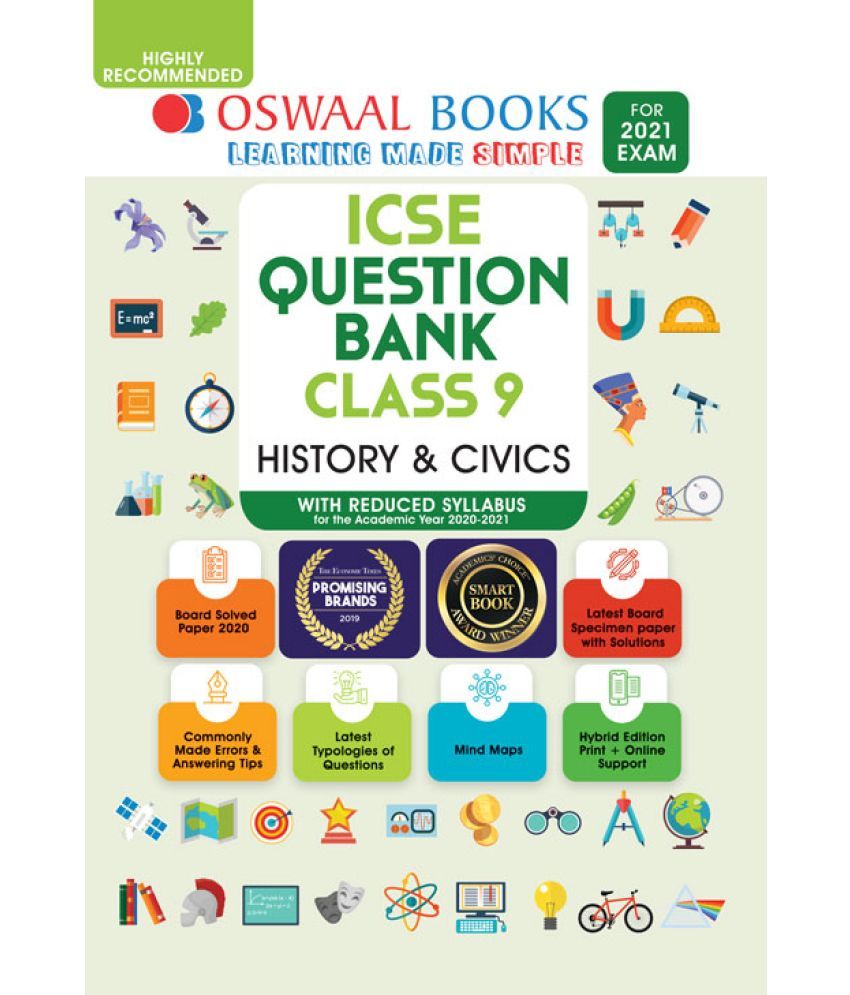 ICSE Question Banks Class 9 History & Civics (Reduced Syllabus for 2021 ...