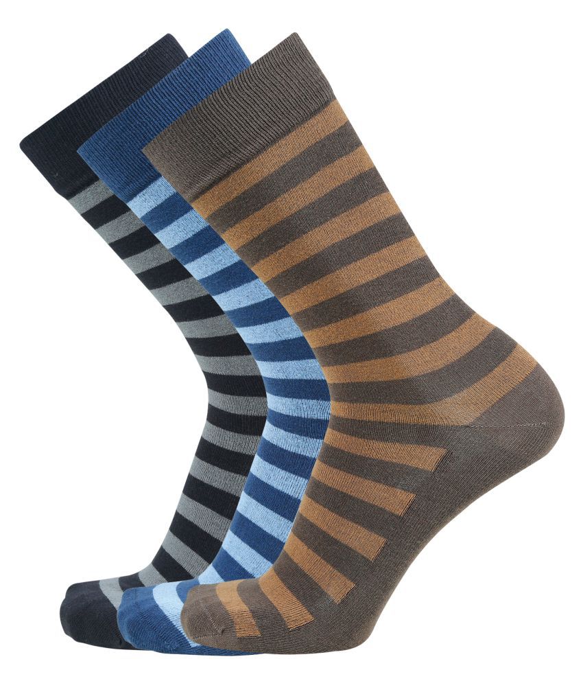 MONTIBELLO Multi Mid Length Socks Pack of 3: Buy Online at Low Price in ...