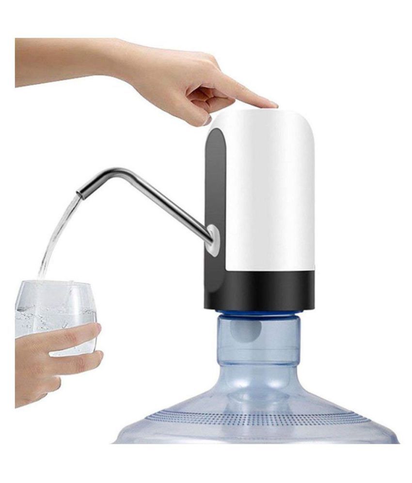     			Automatic Wireless Water Bottle Can Dispenser Pump with Rechargeable Battery for 20 Litre Bottle Can, Water Dispenser Pump (Multicolor)
