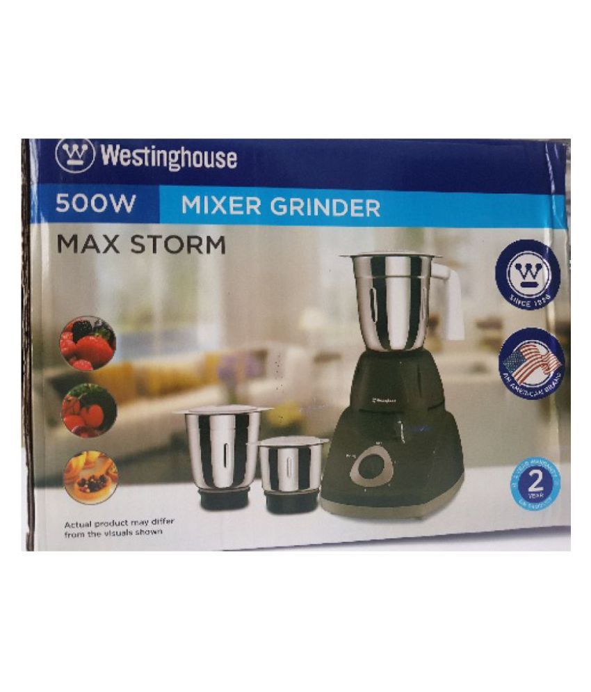 Westinghouse MG50W 500W 250 Watt 3 Jar Mixer Grinder