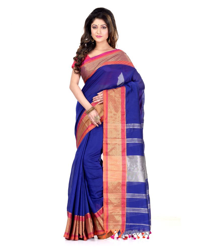 Desh Bidesh - Multicolor Silk Saree With Blouse Piece (Pack of 1) - Buy ...