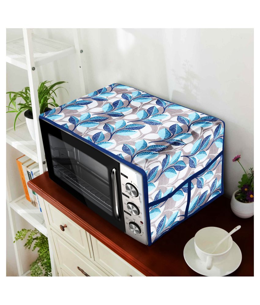     			E-Retailer Single Polyester Blue Microwave Oven Cover - 26-28L