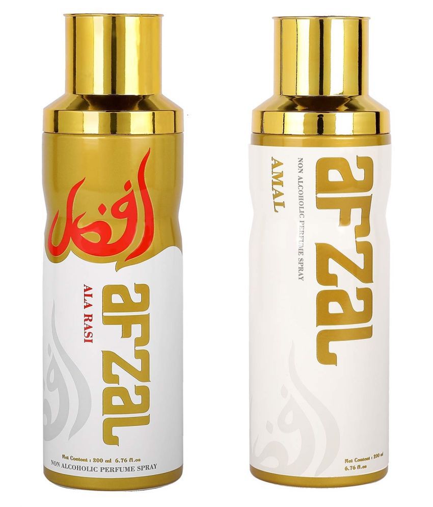     			AFZAL Premium Combos Deodorants Ala-Rasi and Amal Pack of 2 - 200ml each