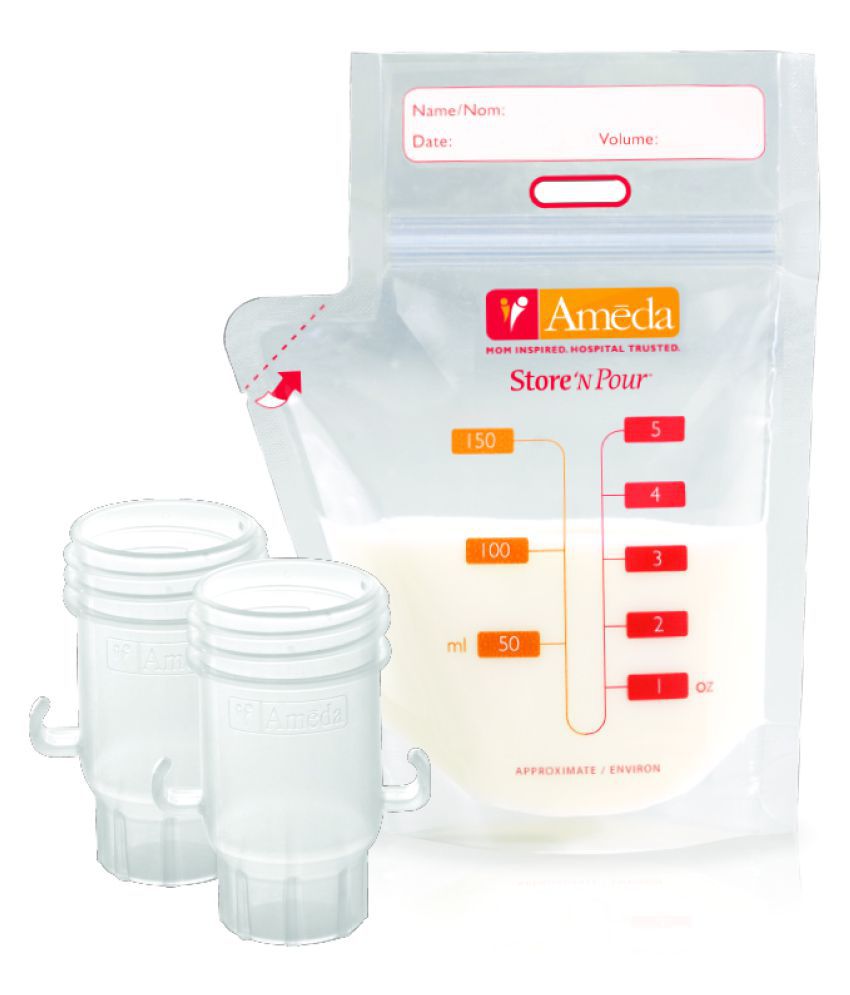 Ameda Silicone 1 pc Breast milk containers