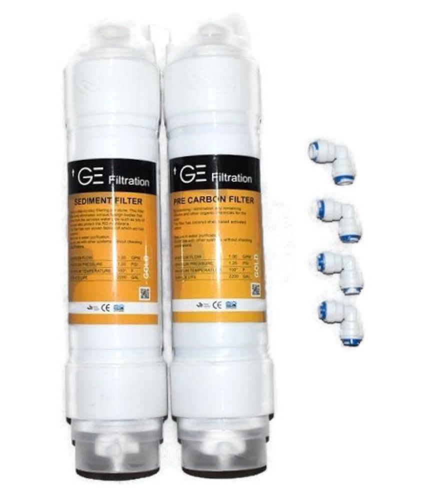 Ge Filtration Inline Sediment Carbon Filter Compatible With All
